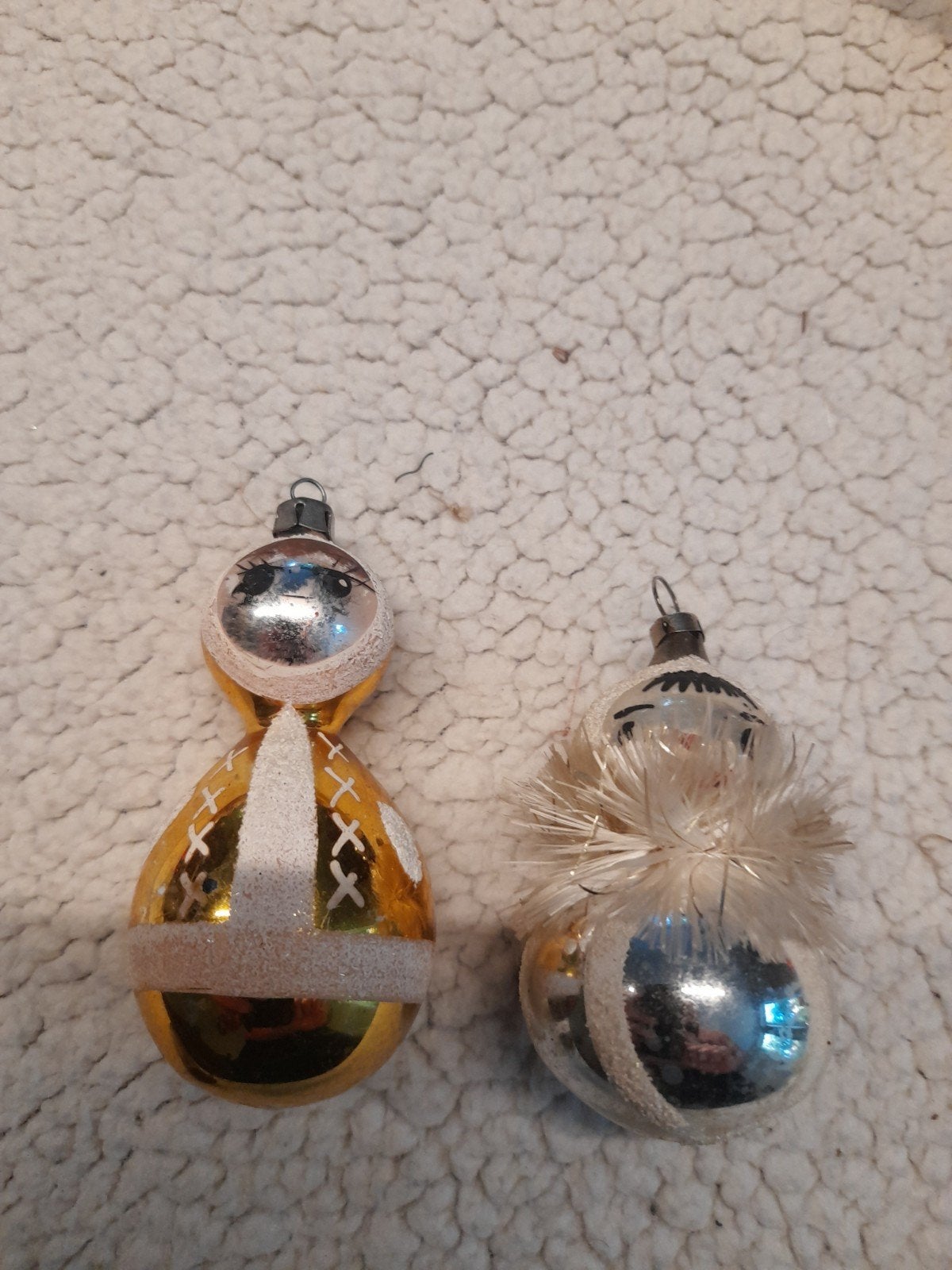 oude kerstballen eskimo's, Ophalen of Verzenden