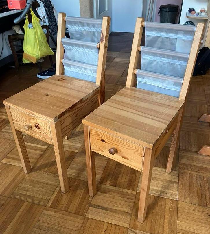 Vintage Ikea Nachtkastjes Sörum 1999, Ophalen, Gebruikt, Minder dan 45 cm