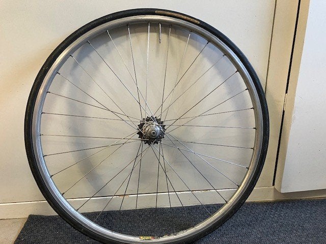 Achterwiel racefiets, Fietsen en Brommers, Wiel, Gebruikt, Racefiets, Ophalen of Verzenden