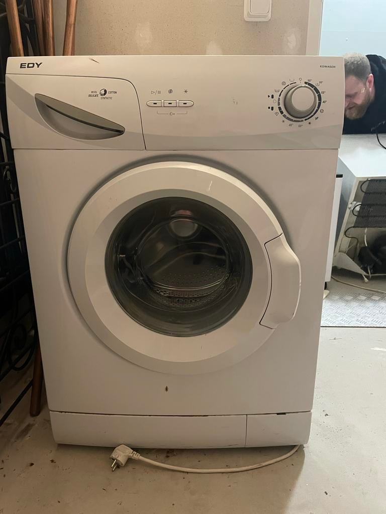 Gebruikte Wasmachine Edy - Werkt Perfect, Witgoed en Apparatuur, Ophalen, 6 tot 8 kg, Voorlader, 85 tot 90 cm