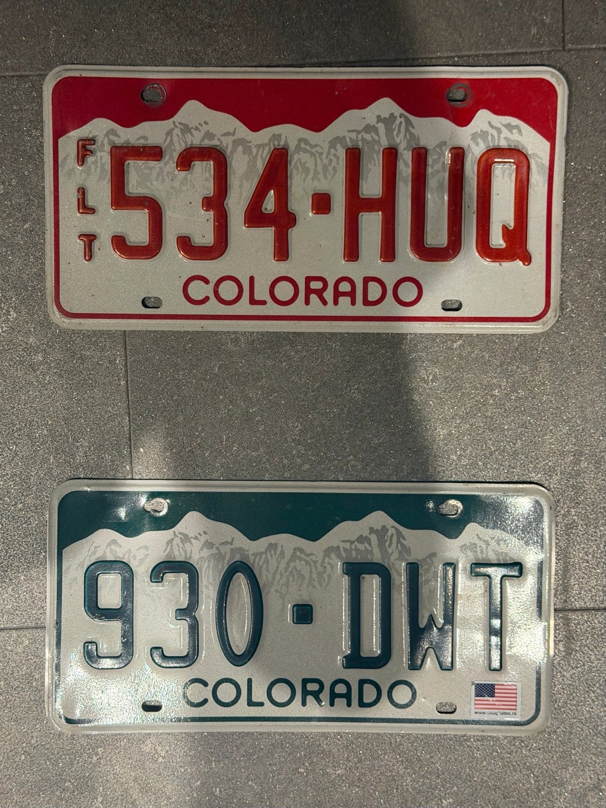 Amerikaanse nummerplaat Colorado, Ophalen of Verzenden