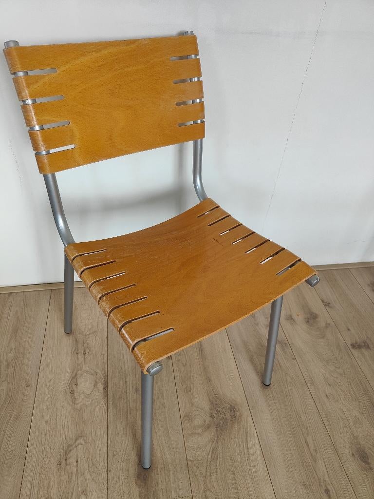 2 vintage eetkamerstoel Harvink, Ophalen, Gebruikt, Vintage 1980/1990, Eén