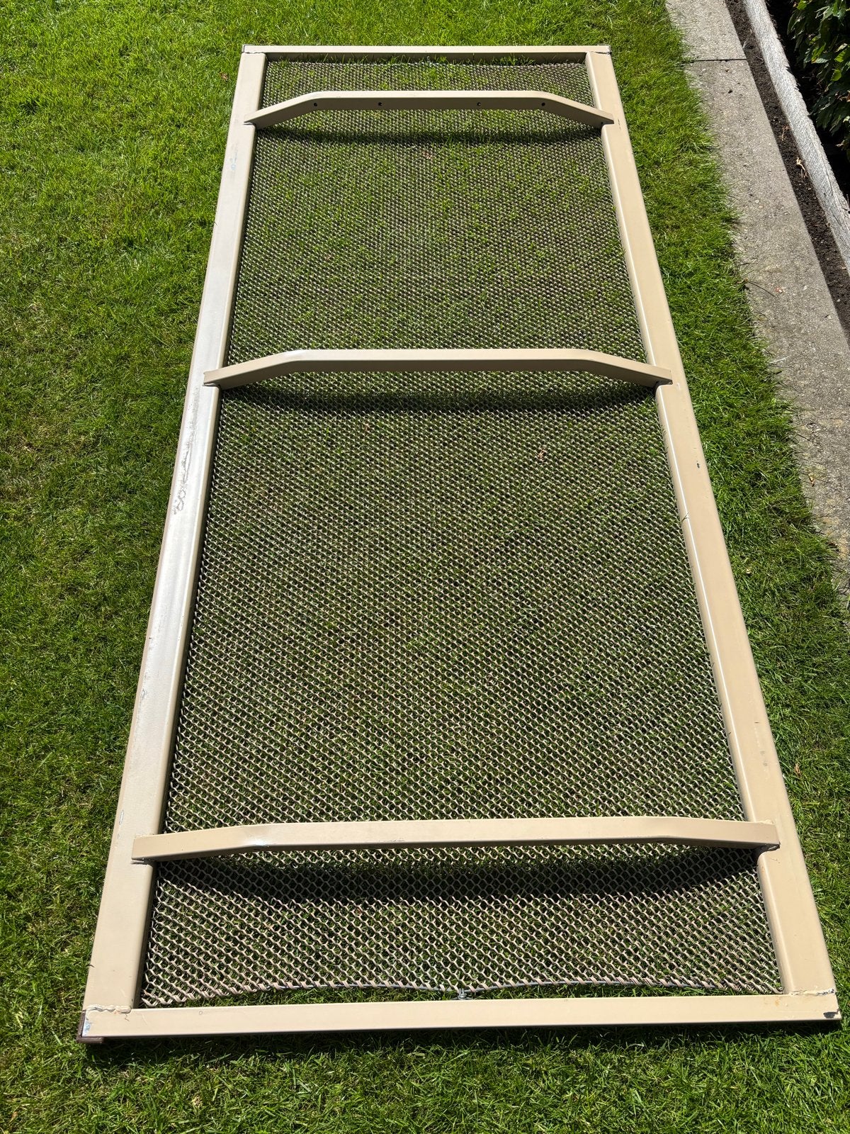 Dico metalen bedspiraal - 80 x 185 cm, Ophalen, Gebruikt, Eenpersoons, Beige