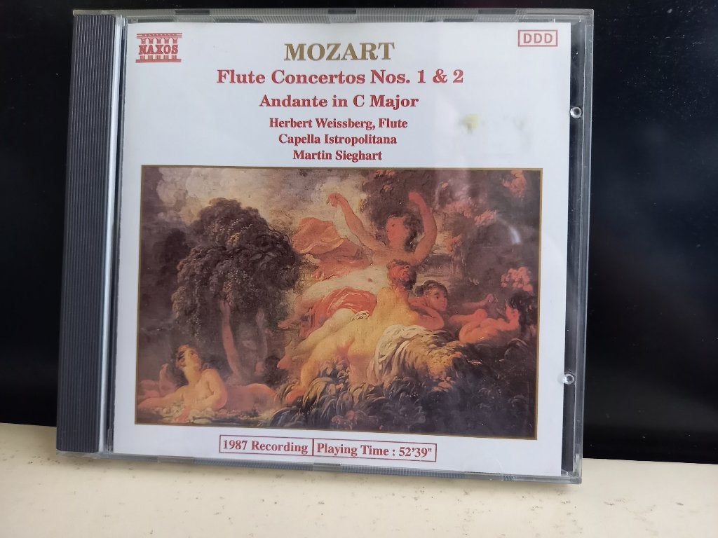 Mozart - flute concertos Weissberg flute / Martin Sieghart, Ophalen of Verzenden, Modernisme tot heden, Zo goed als nieuw, Overige typen