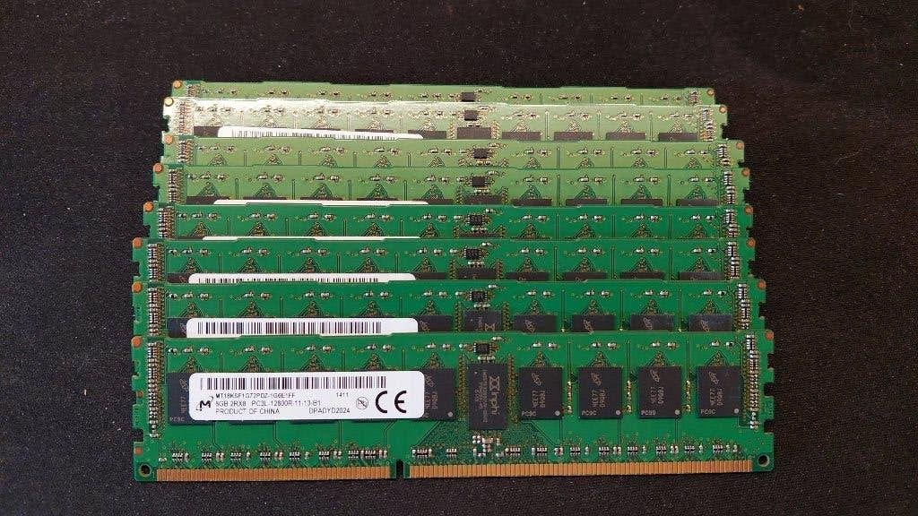 8x 8Gb RAM DDR3 12800R, Computers en Software, Server, 8 GB, DDR3, Ophalen of Verzenden