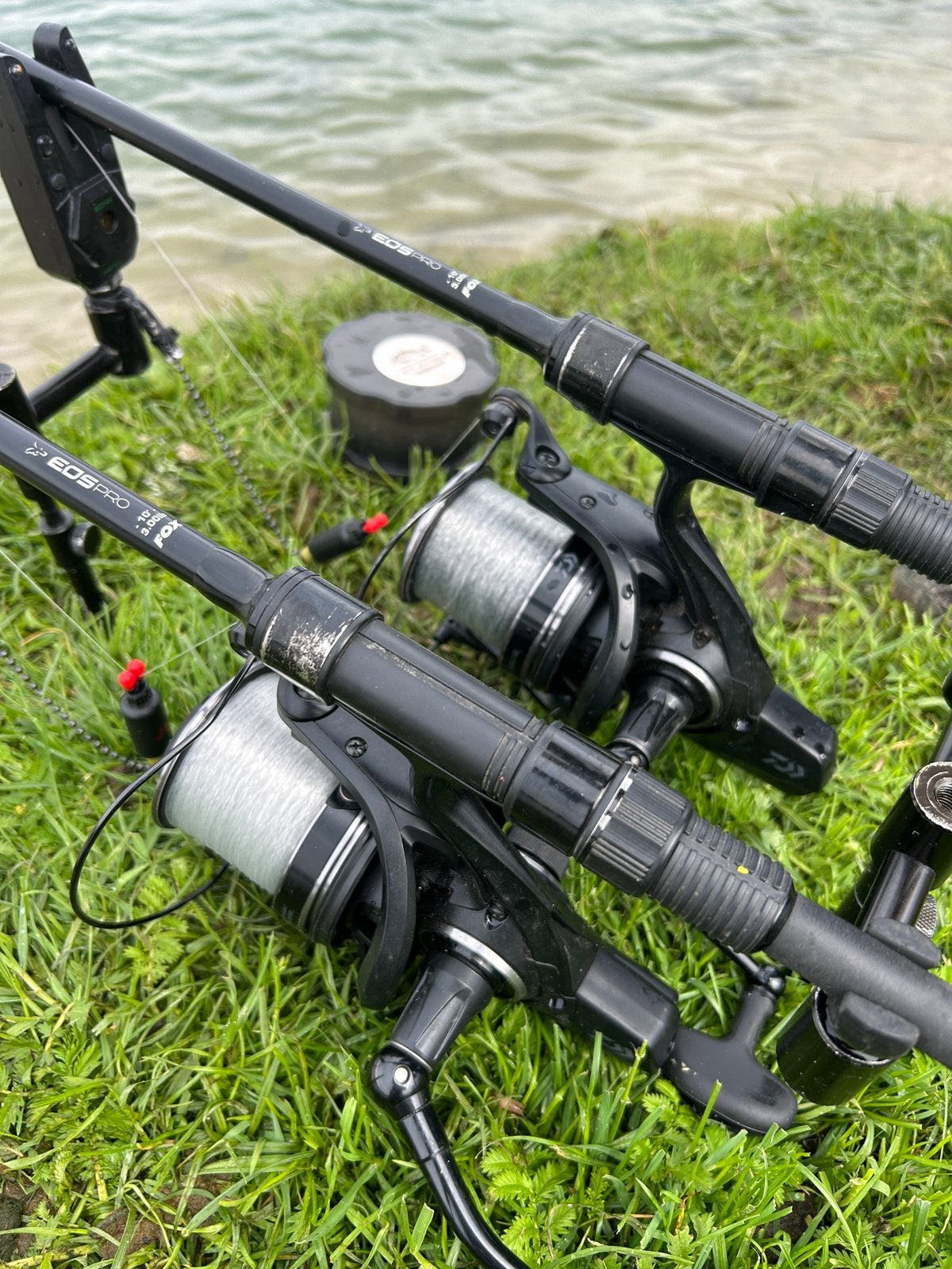 Twee daiwa 23 emblem 45 scw qd, Ophalen of Verzenden, Zo goed als nieuw, Molen