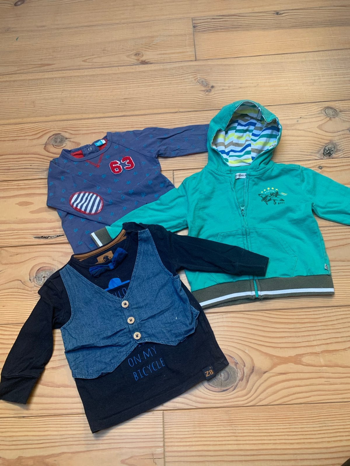 Jongenskleding pakket maat 80 (Lief!, Noppies, Z8), Kinderen en Baby's, Ophalen of Verzenden, Gebruikt, Jongetje, Shirtje of Longsleeve
