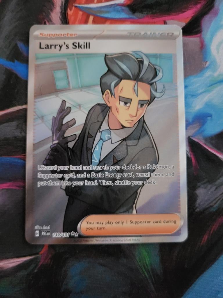 Larry's Skill - Prismatic Evolutions #139/131, Ophalen of Verzenden, Zo goed als nieuw