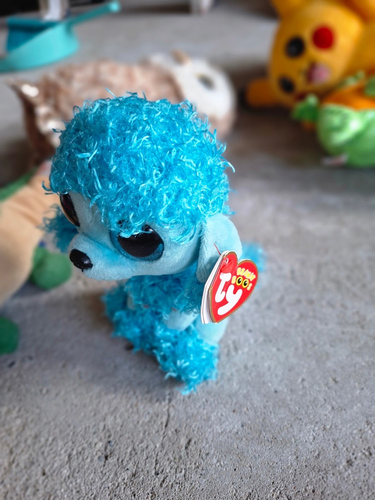 Ty Beanie Boo Poedel Hondje - Turquoise, Overige karakters, Blauw, Klein (minder dan 20 cm), Ty