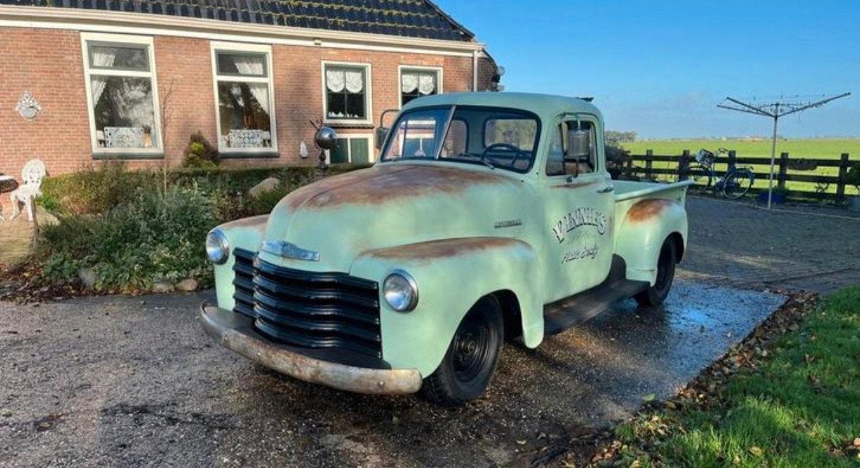 1947 Chevy 3100 Gelabeld door de RDW. PROJECT !!, Auto's, Pick-up, Particulier, Te koop