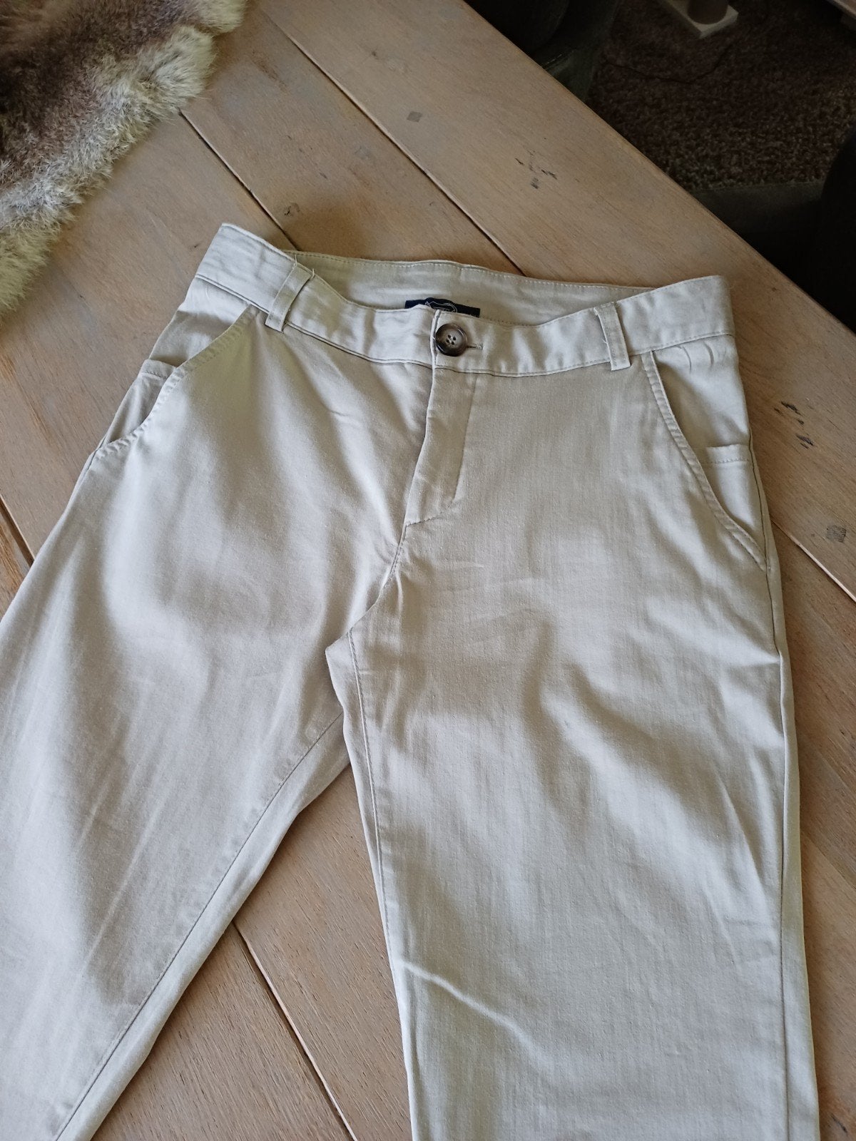 Port LAVANDE  Beige  Broek en Gilet- Maat 170/176, Ophalen of Verzenden, Zo goed als nieuw, Jongen