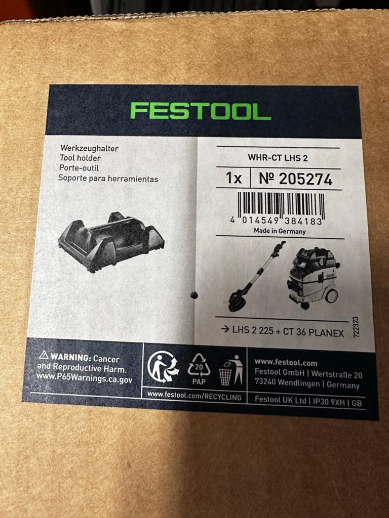 Festool WHR-CT LHS 2 Gereedschapshouder, Witgoed en Apparatuur, Onderdelen en Toebehoren, Ophalen of Verzenden, Zo goed als nieuw