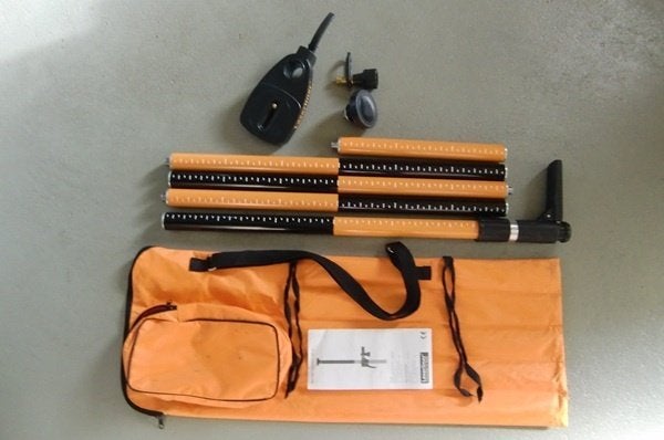 Laserliner telescoopstatief Telepod met schroefbare delen, Doe-het-zelf en Verbouw, Meetapparatuur, Ophalen of Verzenden, Zo goed als nieuw