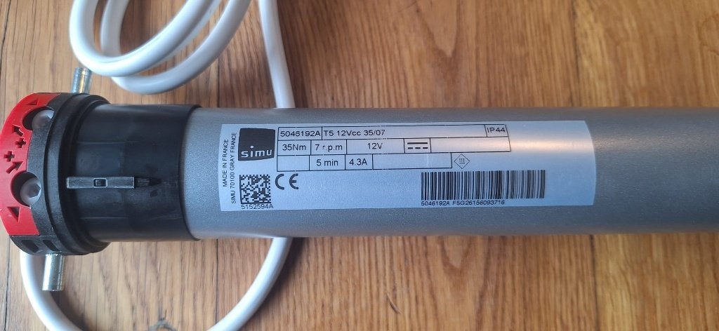 12V hefbed motor (rolluikmotor), Caravans en Kamperen, Camper-accessoires, Ophalen of Verzenden, Nieuw
