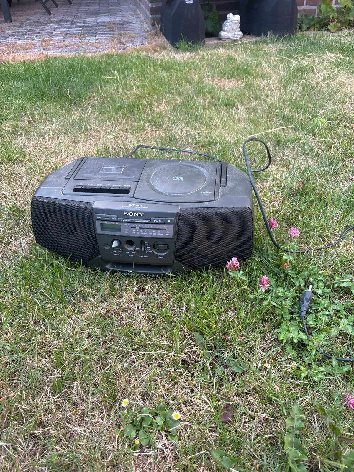 Sony draagbare radio/cd/cassettespeler - Goed werkend, Audio, Tv en Foto, Stereo-sets, Ophalen, Gebruikt, Cassettedeck, Draagbaar