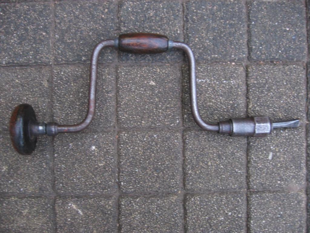 Antieke booromslag (draaiboor)., Ophalen of Verzenden