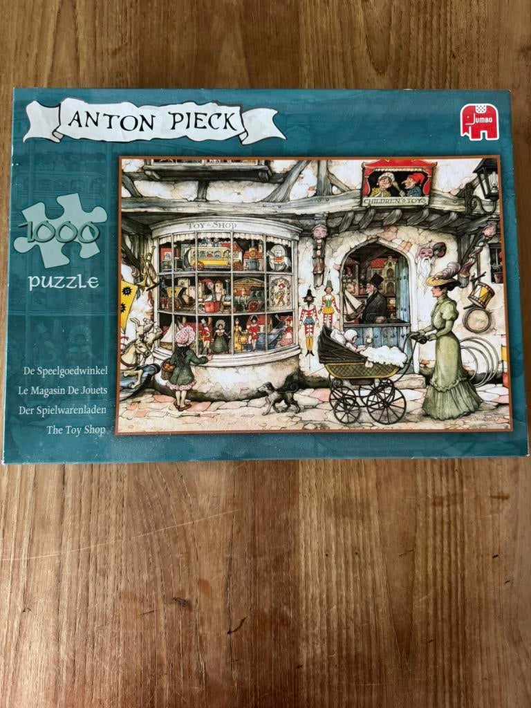 Anton Pieck puzzel 1000 stukjes, Hobby en Vrije tijd, Denksport en Puzzels, Ophalen of Verzenden, 500 t/m 1500 stukjes, Zo goed als nieuw