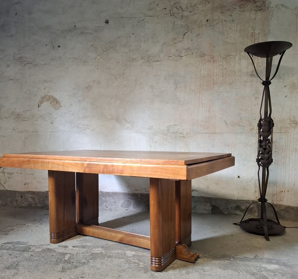 eettafel bureau art deco, Ophalen, Gebruikt