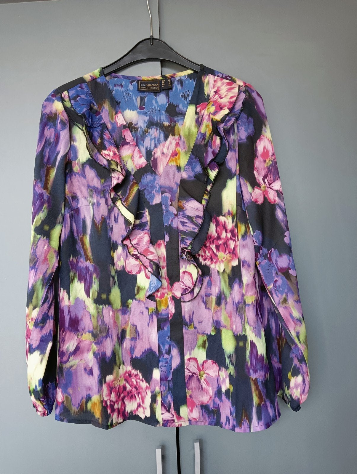 Feestelijke blouse mt 36 in allerlei kleuren, doorschijnend, Meerkleurig, Ophalen of Verzenden, Zo goed als nieuw, Bpc selection