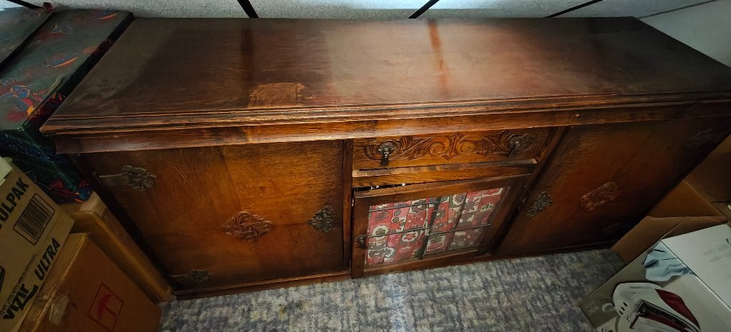 Antiek dressoir/sideboard - 160x70x50 cm, Ophalen, Gebruikt, 150 tot 200 cm, Met lade(s)