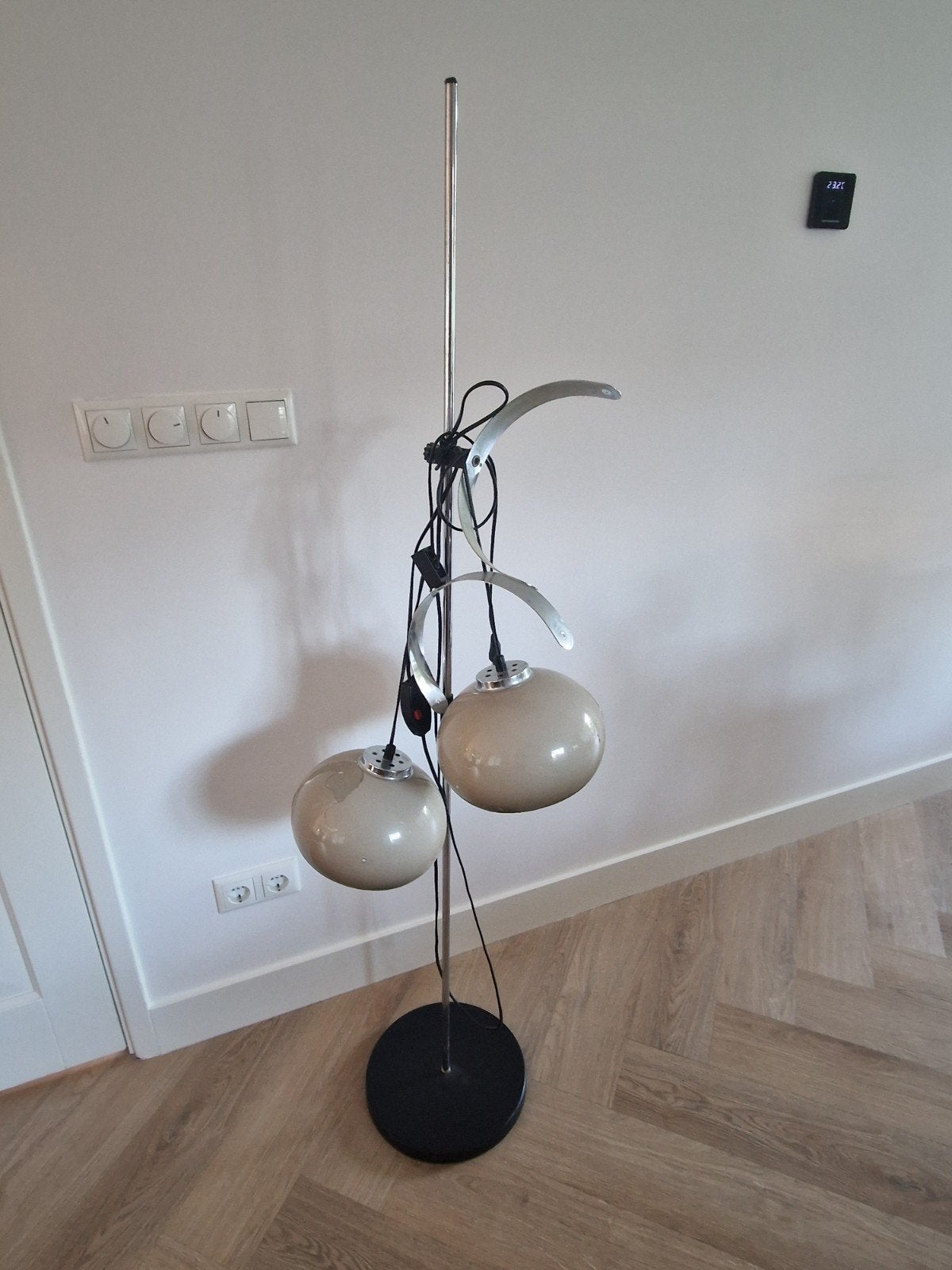 Dijkstra Mushroom Staande Lamp - Vintage Design met schade, Huis en Inrichting, Lampen | Vloerlampen, Ophalen, Gebruikt, E27 (groot)