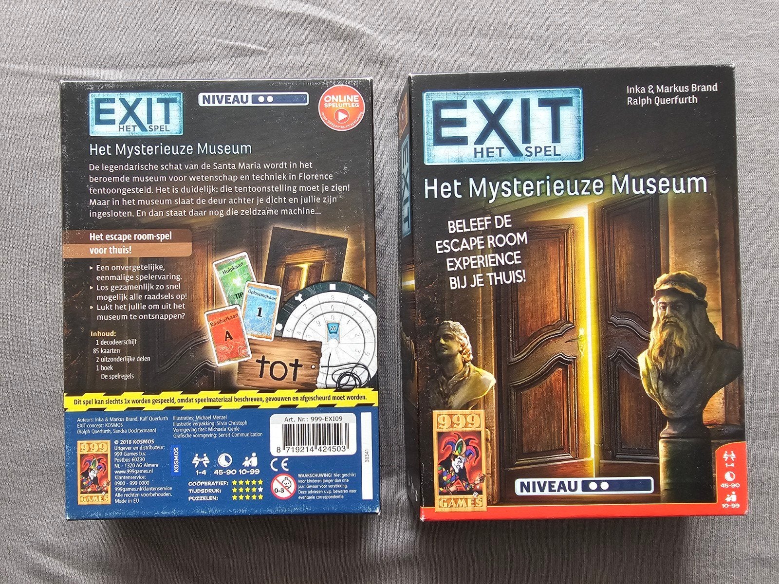 EXIT het spel Het mysterieuze museum. Escaperoom escape ZGAN, Ophalen of Verzenden, Zo goed als nieuw