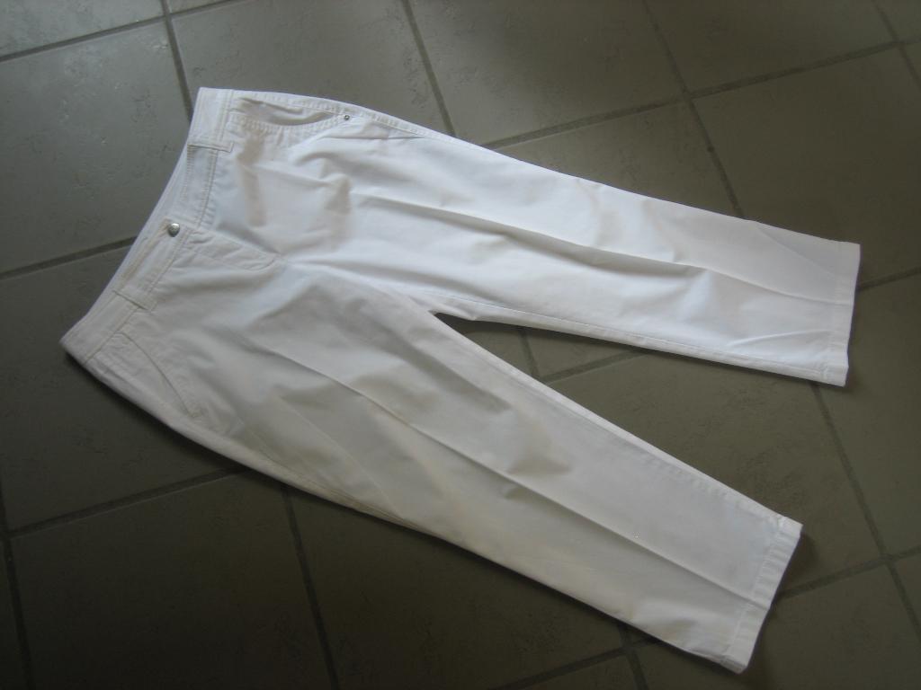 Zeer mooie witte 7/8 broek GERRY WEBER CHINO 38R snazzeys, Kleding | Dames, Broeken en Pantalons, Nieuw, Maat 38/40 (M), Wit, Lang