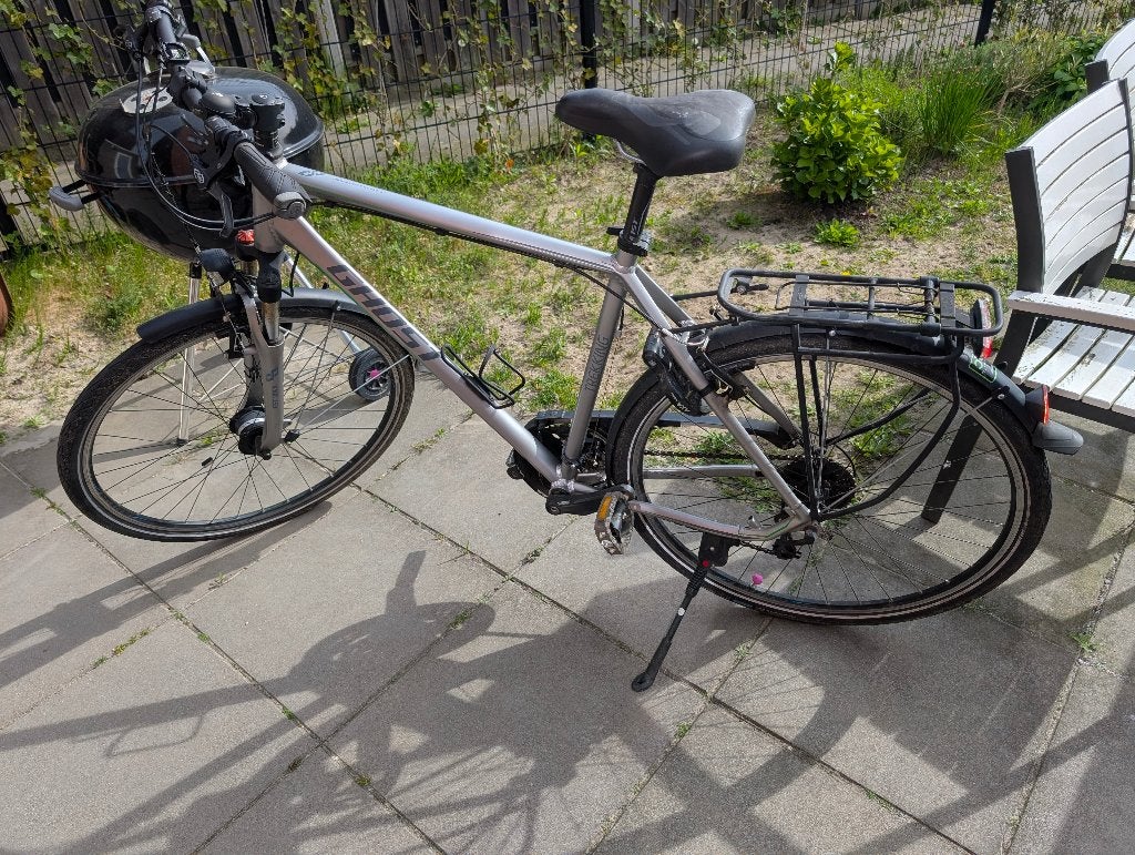 Ghost trekking 27 versnelling, Fietsen en Brommers, Fietsen | Heren | Sportfietsen en Toerfietsen, 28 inch, Gebruikt, Vering, Velgrem