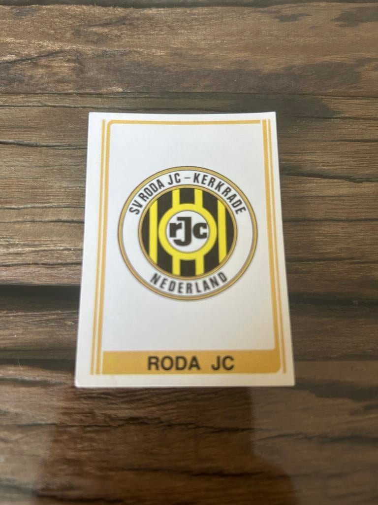 Roda JC Panini Voetbal 79 Sticker - Zeldzaam, Ophalen of Verzenden, Zo goed als nieuw, Roda JC, Poster, Plaatje of Sticker