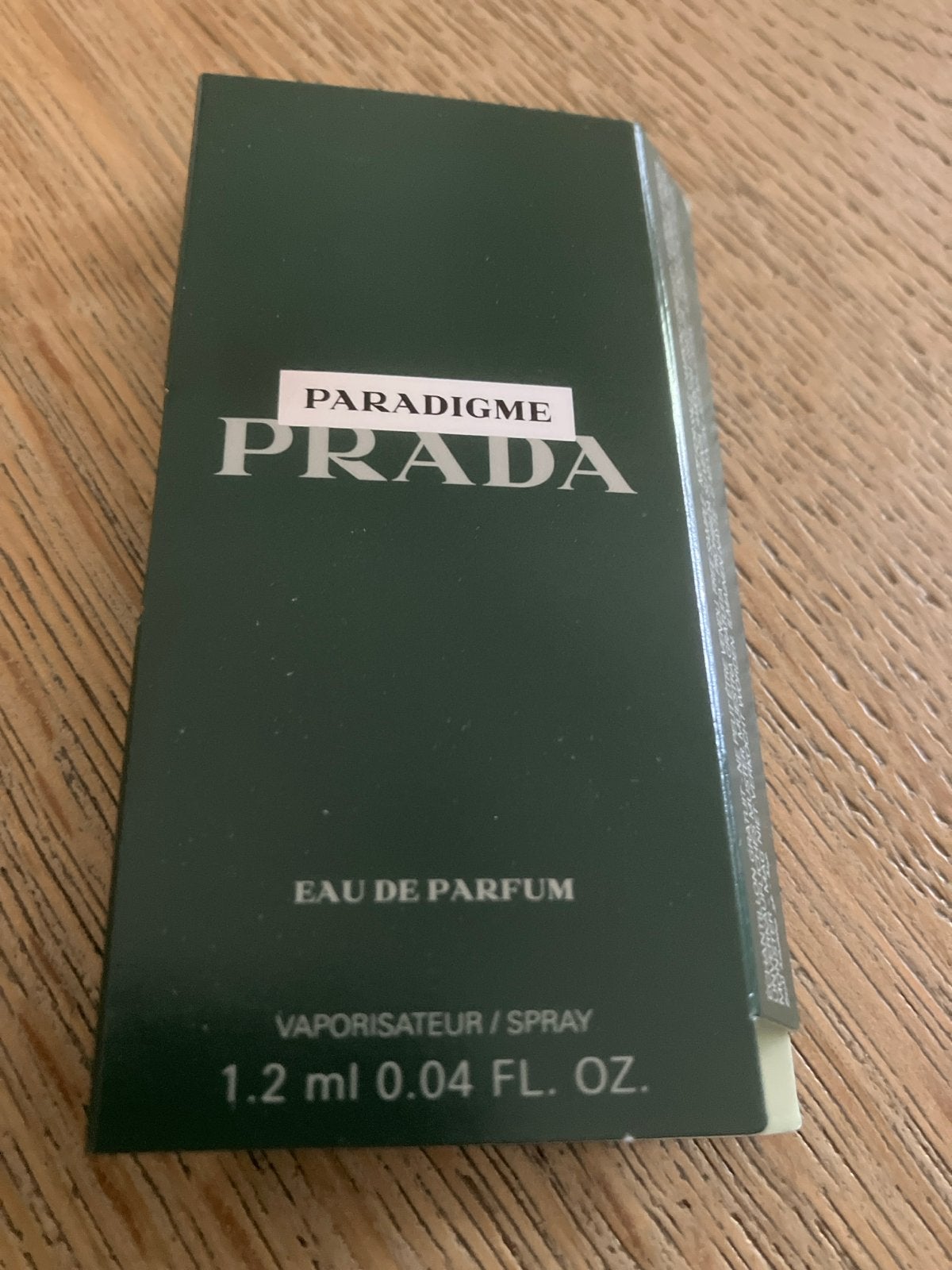 Prada Paradigme Eau de Parfum - 1.2 ml sample, Ophalen of Verzenden, Nieuw