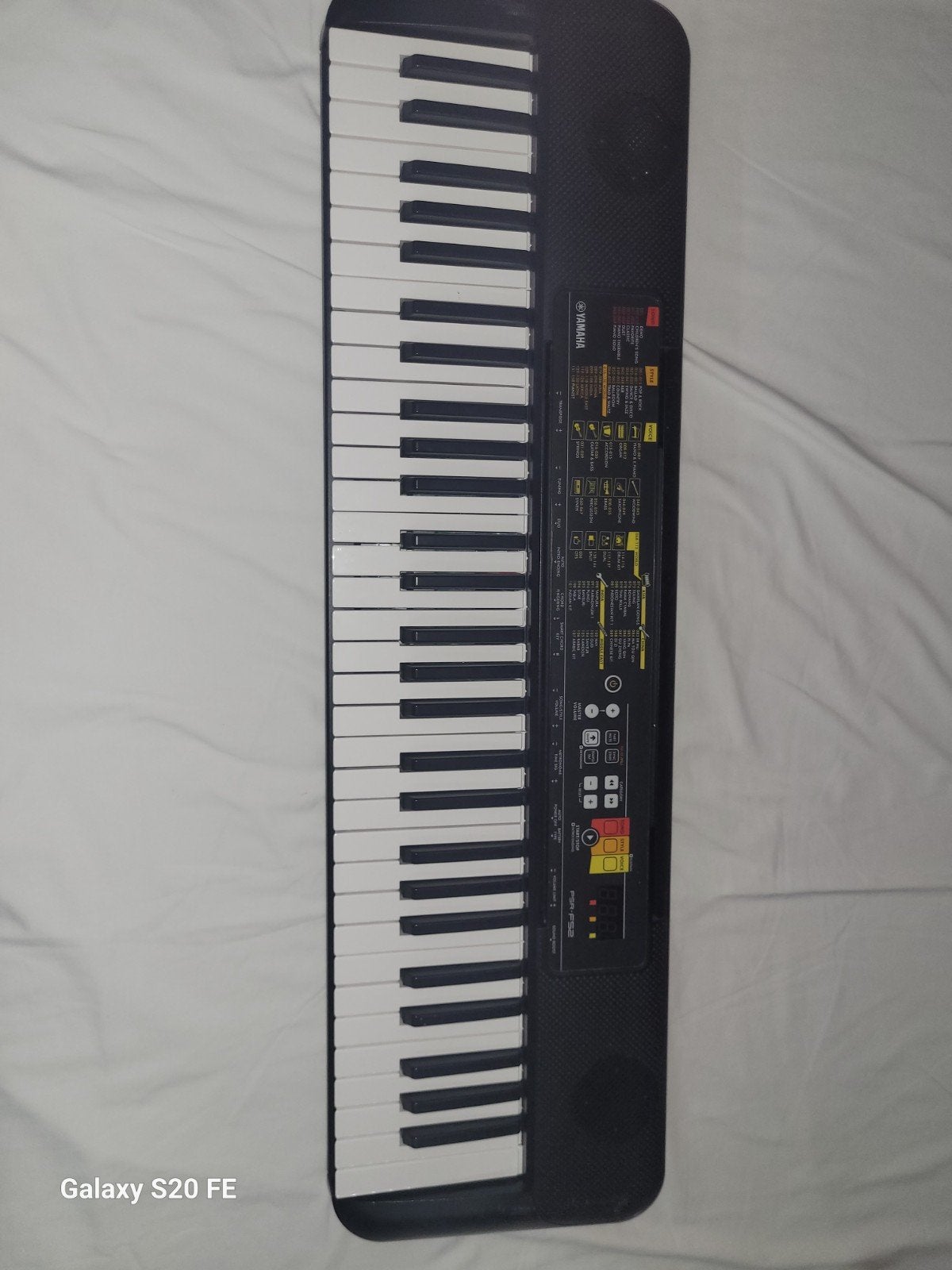 Yamaha PSR-F52 keyboard met lader, Ophalen, Zo goed als nieuw, 61 toetsen, Yamaha
