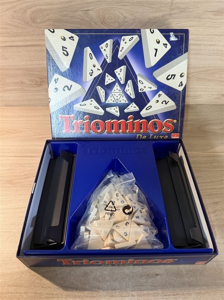 Triominos deluxe goliath - s6953, Verzenden, Zo goed als nieuw