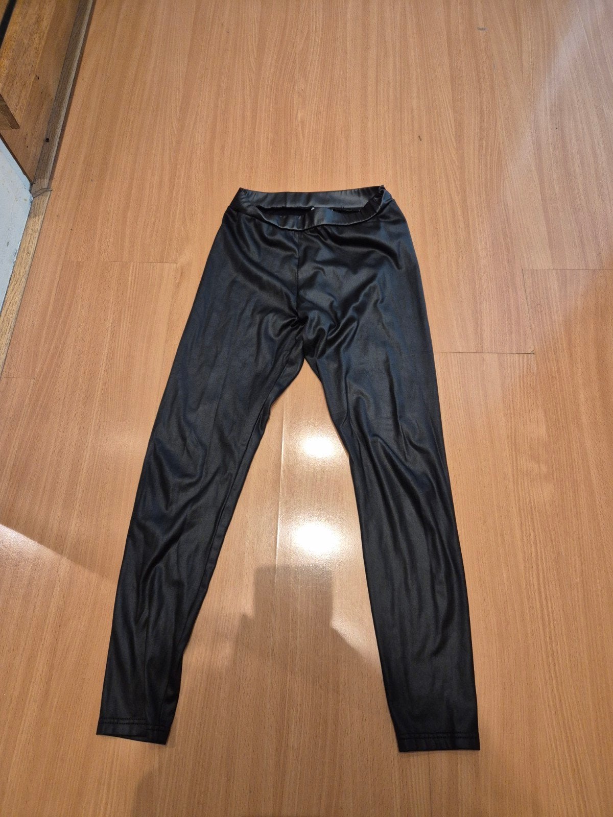 Zwarte glanzende legging s, Ophalen of Verzenden