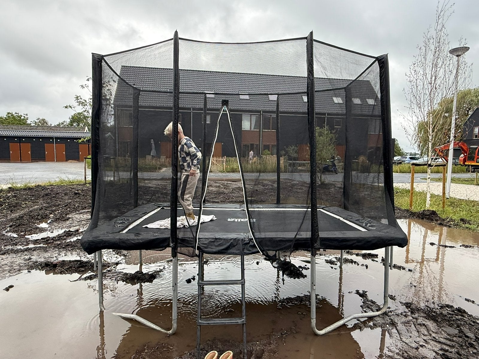Grote Salta trampoline, Ophalen, Gebruikt
