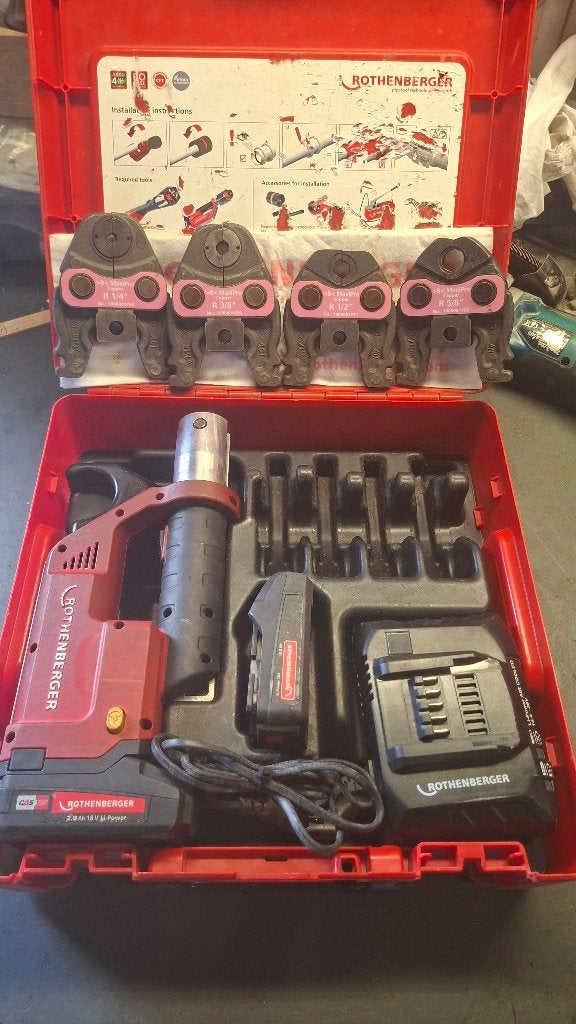 Rothenberger romax compact tt maxi-pro accu perstang, ., Ophalen of Verzenden, Zo goed als nieuw, .
