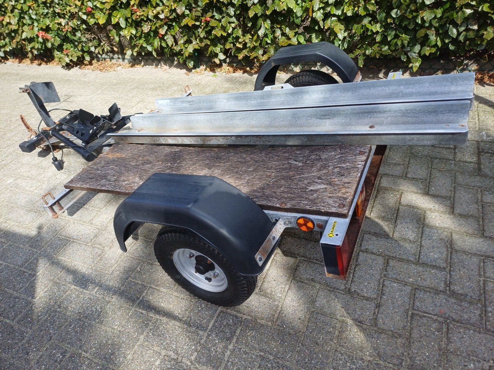 Lichte motortrailer, Motoren, Ophalen, Gebruikt
