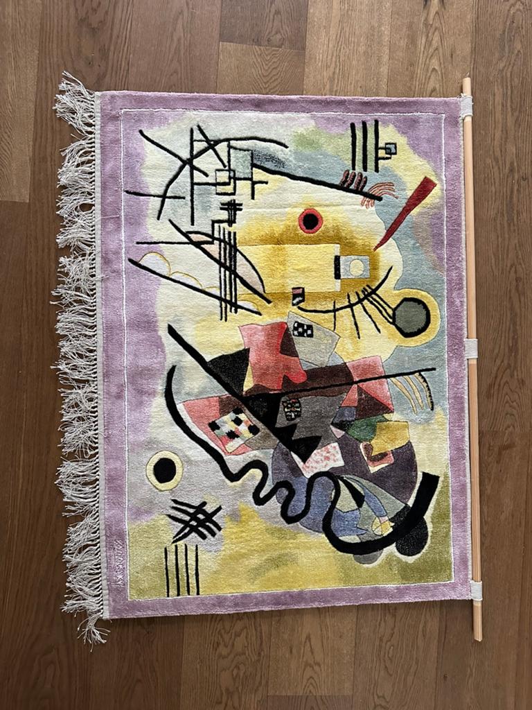 Kandinsky Wandtapijt - Abstracte Kunst - handgemaakt, Ophalen of Verzenden