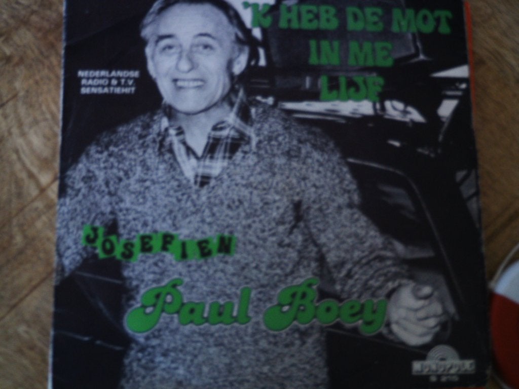 Paul Boey - Ik heb de mot in me lijf / Josefien (Vinyl) 12o, 7 inch, Ophalen of Verzenden, Zo goed als nieuw, Beschermende buitenhoes