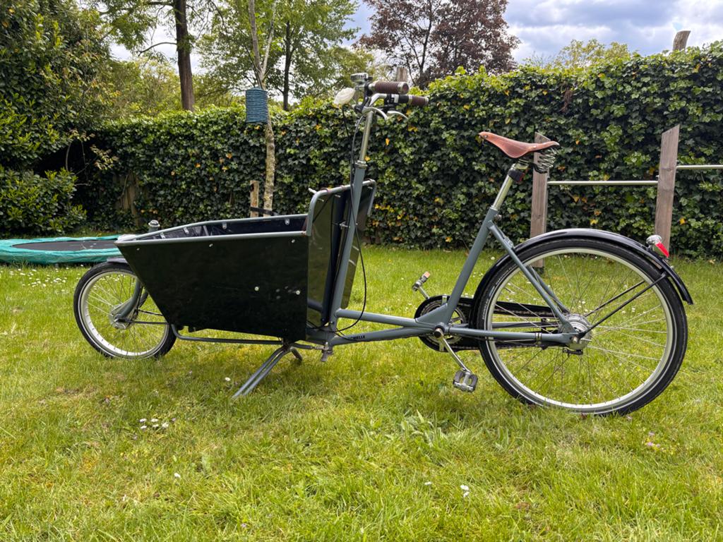 Achielle Bakfiets - Vintage & Stijlvol, Gebruikt, 2 kinderen, Schijfrem, Ophalen