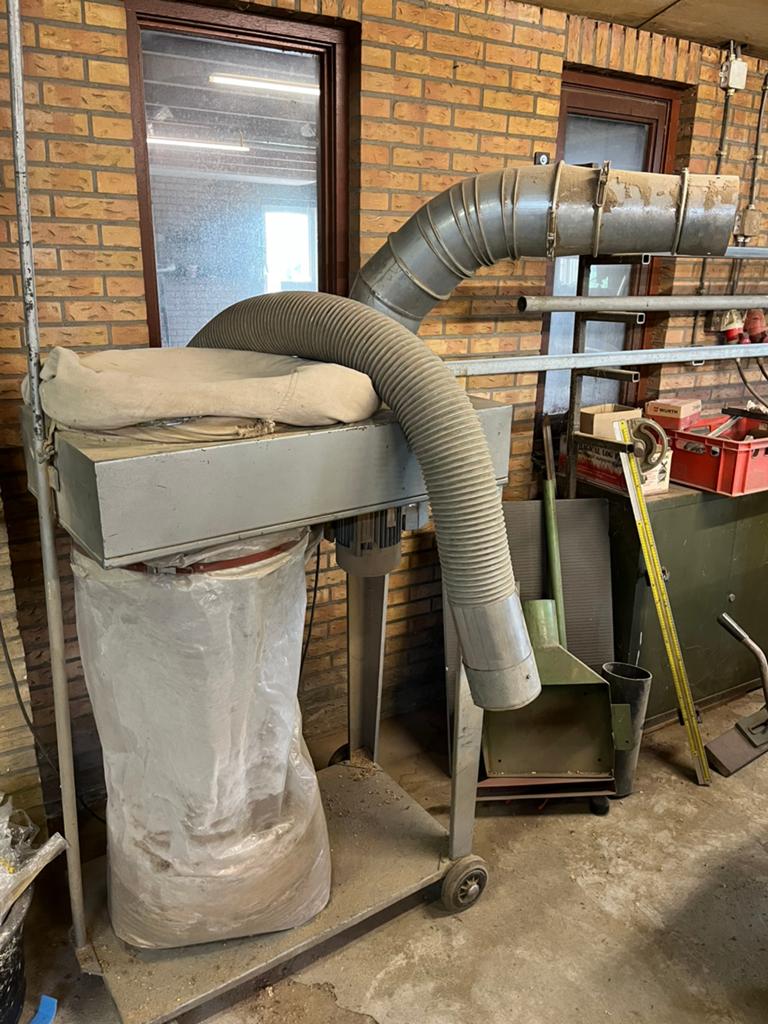 Afzuiginstallatie op wielen, Ophalen, Gebruikt, Afzuiger