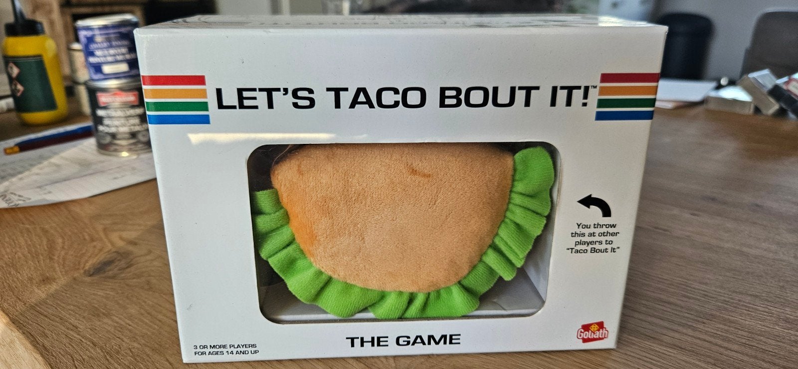 Let's Taco 'Bout It! Gezelschapsspel - Zo goed als nieuw, Hobby en Vrije tijd, Drie of vier spelers, Ophalen, Zo goed als nieuw