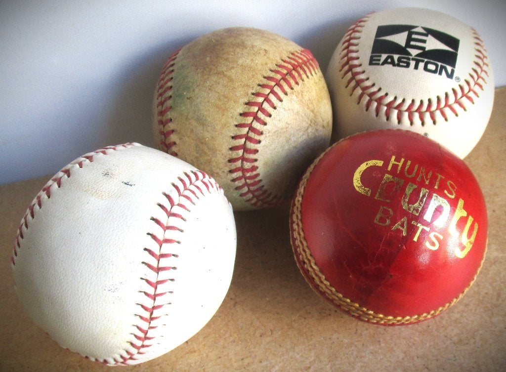 Baseball ballen~4x~Easton~Countyclub~Baseball, Sport en Fitness, Honkbal en Softbal, Gebruikt, Bal, Honkbal, Ophalen of Verzenden
