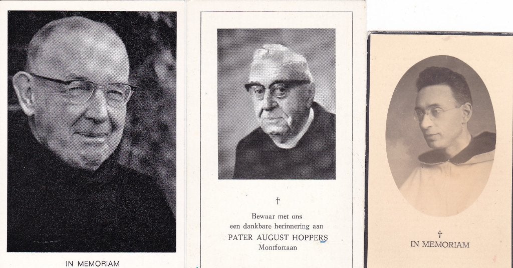 20 foto prentjes van Priesters, Verzenden, Bidprentje