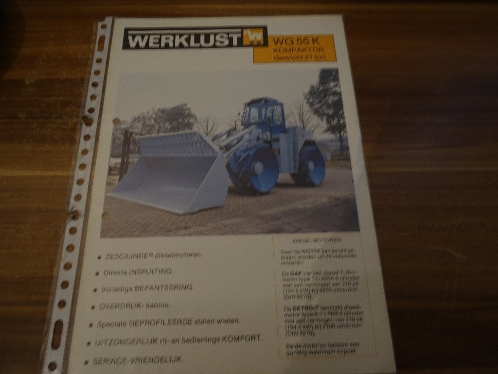 Werklust WG55 K Kompaktor folder, Ophalen, Nieuw, Folder