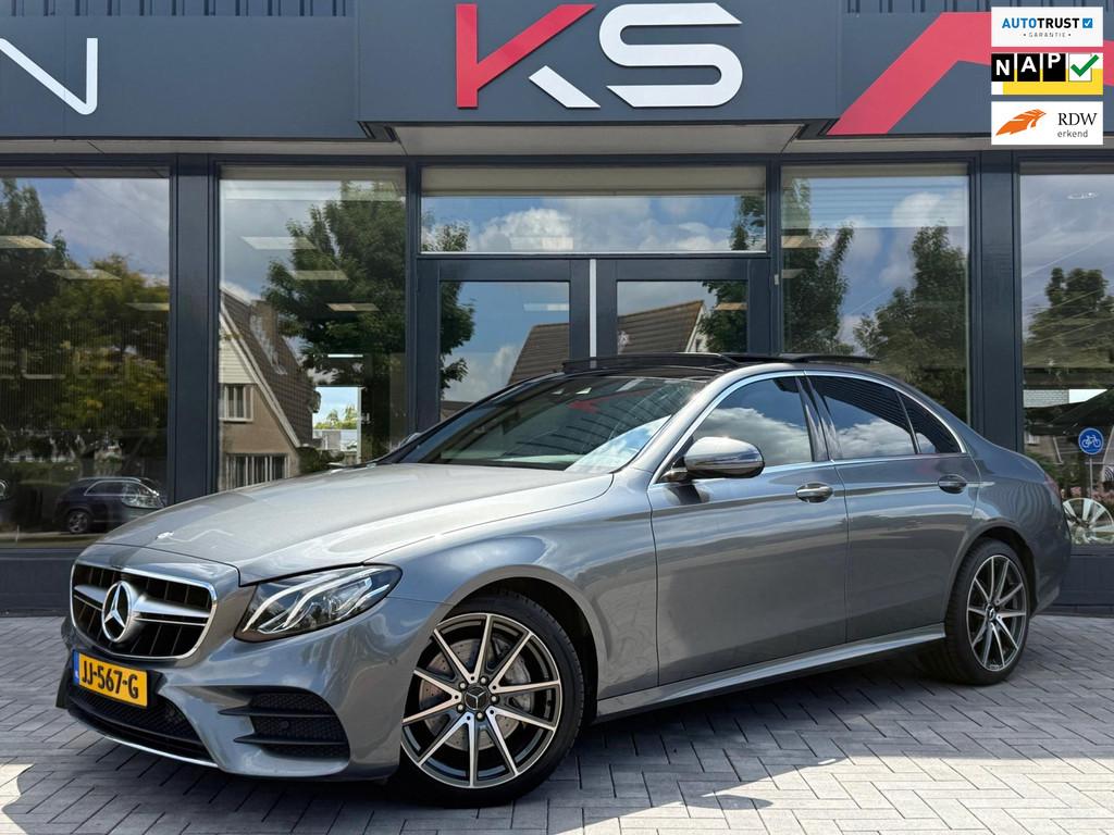 Mercedes-Benz E-klasse 200 AMG Pano Widescreen Ambiente Hud, Gebruikt, 4 cilinders, Origineel Nederlands, Bedrijf