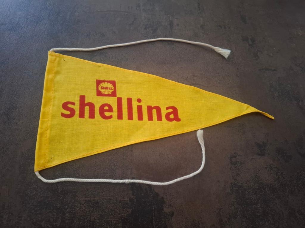 Shell vlaggetje Shellina, Ophalen of Verzenden