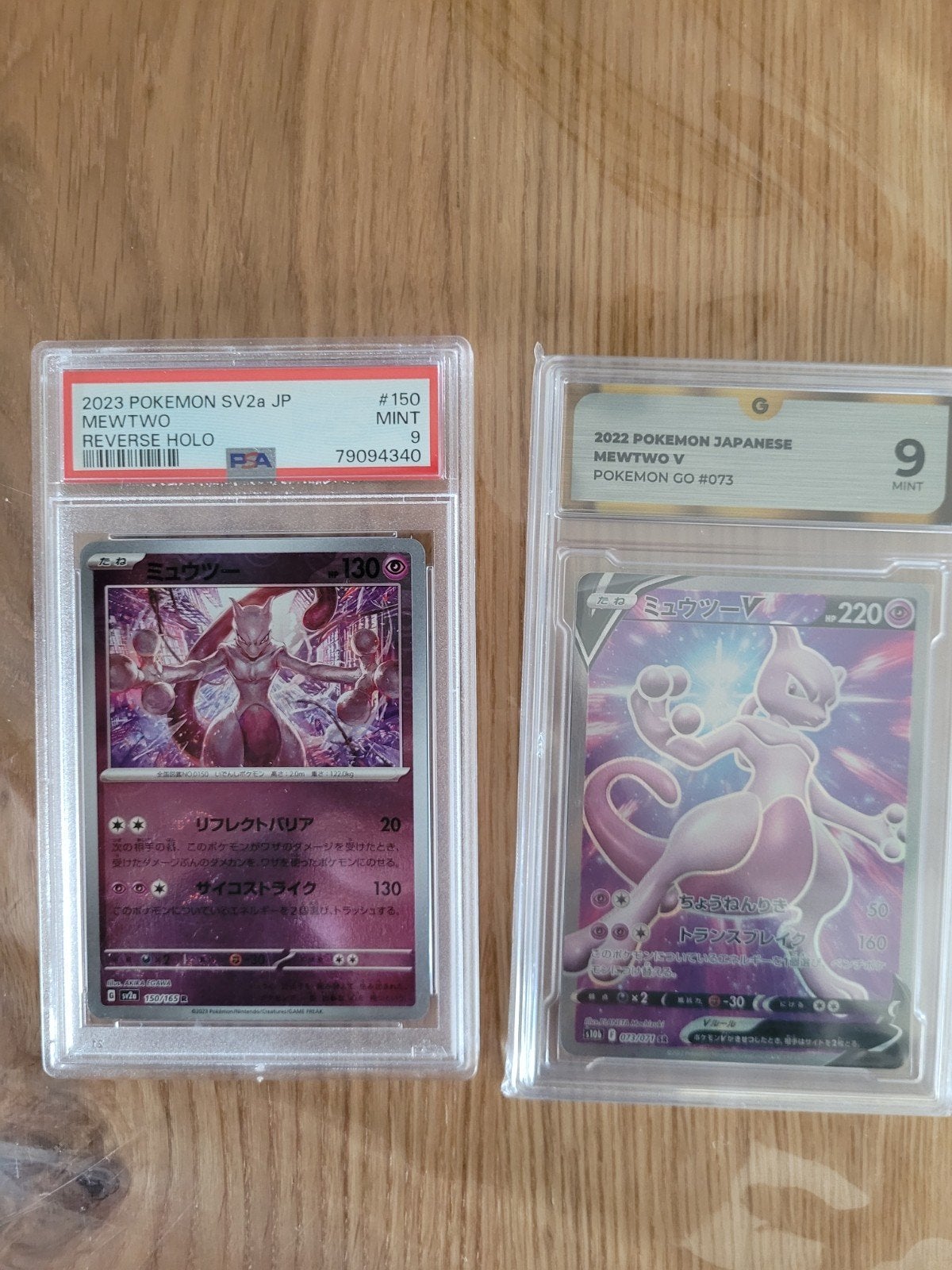 Mewtwo Pokémon kaarten PSA 9 & Global Grading 9, Verzenden, Zo goed als nieuw, Losse kaart