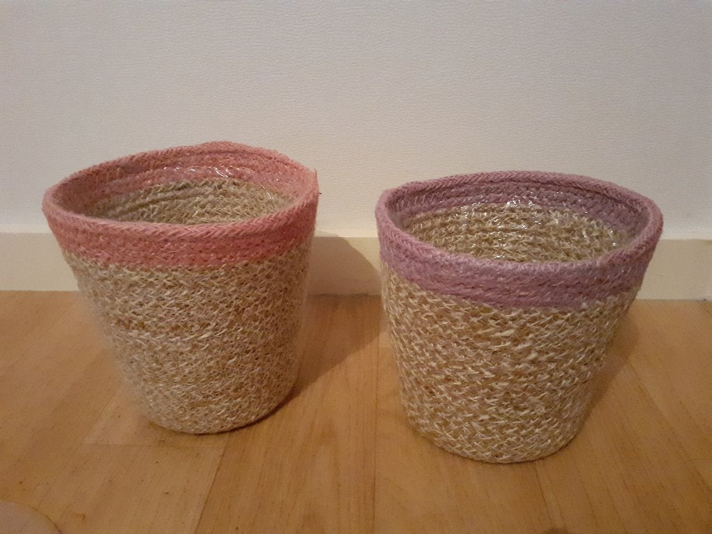 Bloempotten / plantenmandjes, Overige materialen, Rond, Nieuw, Ophalen of Verzenden