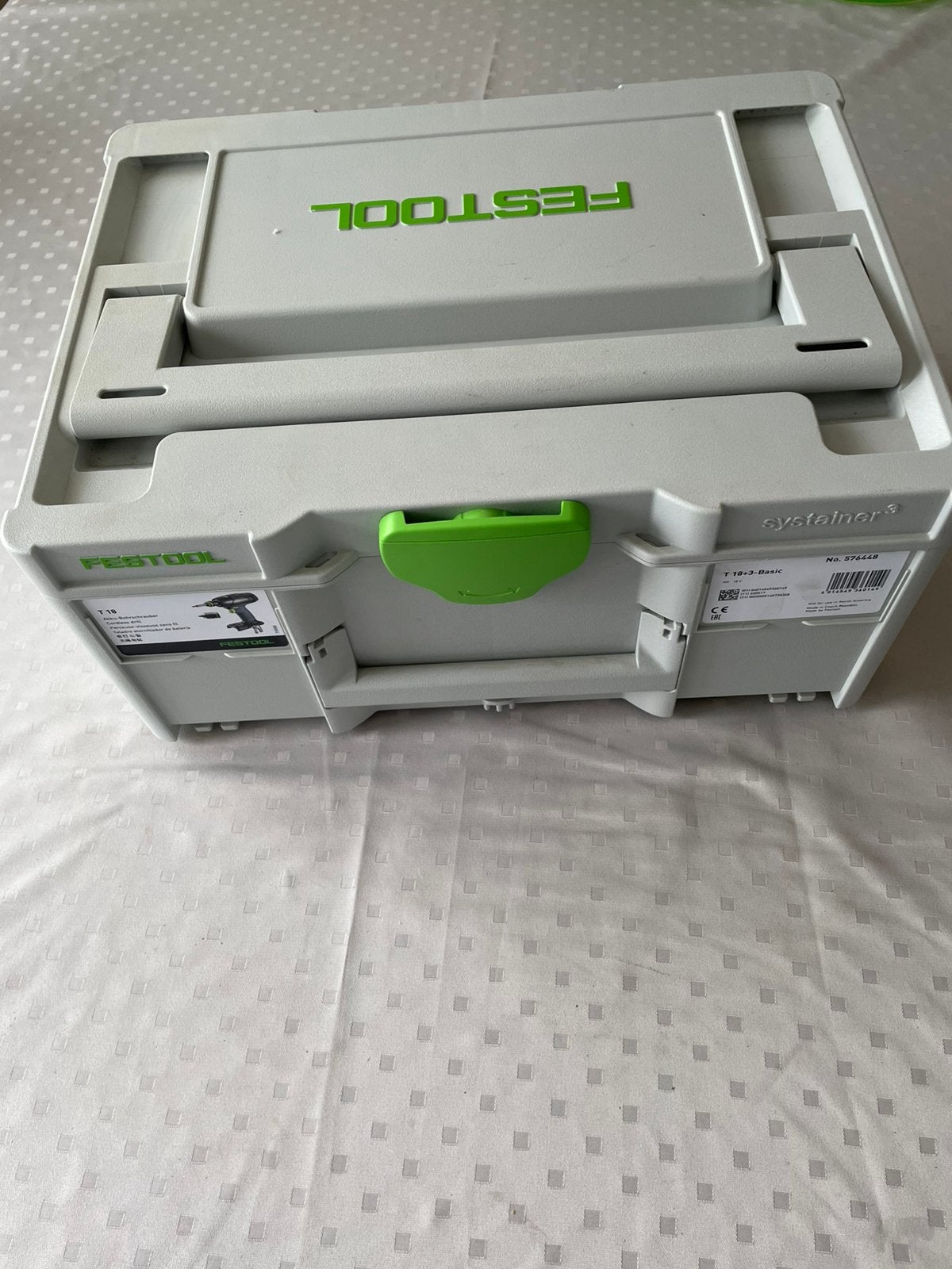 Festool gereedschapskoffer systener LEEG, Doe-het-zelf en Verbouw, Gereedschapskisten, Ophalen, Zo goed als nieuw