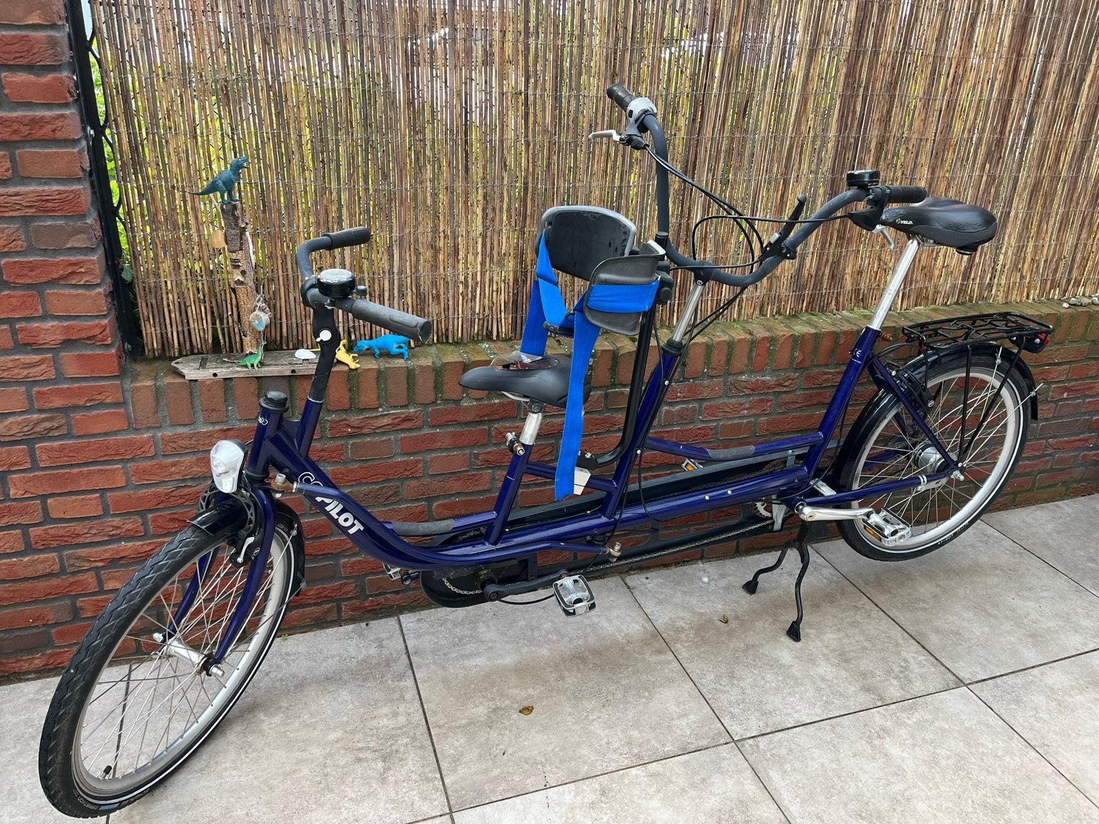 Copilot ouder-kind tandem met kinderzitje, Ophalen, Minder dan 10 versnellingen, Gebruikt, Minder dan 49 cm